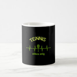 Tennis Vibes Only mokken Leuk design