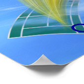 Tennis Victory, gepersonaliseerd Poster (Hoek)