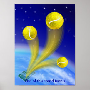 Tennis Victory, gepersonaliseerd Poster