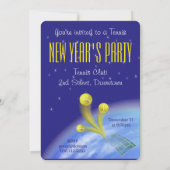 Tennis Victory nieuwjaarsfeest Kaart (Achterkant)