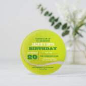 Tennis Viering Uitnodiging (Staand voorkant)