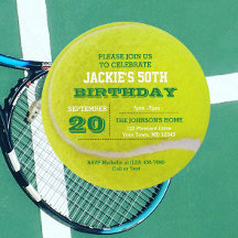 Tennis Viering Uitnodiging