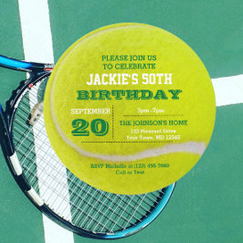 Tennis Viering Uitnodiging