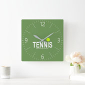 Tennis Vierkante Klok (Huis)