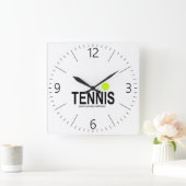 Tennis Vierkante Klok (Huis)