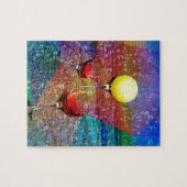 Tennis viert in volledige kleur legpuzzel (Horizontaal)