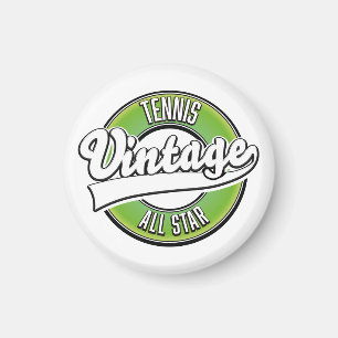 Tennis Vintage All star logo Magneet