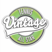 Tennis Vintage All star-logo Sticker (Voorkant)
