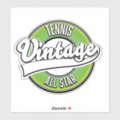 Tennis Vintage All star-logo Sticker (Vel)
