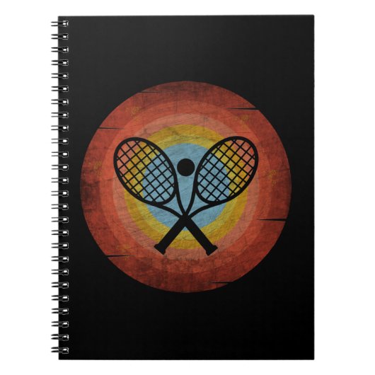 TENNIS VINTAGE NOTITIEBOEK (Voorkant)