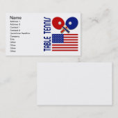 Tennis Visitekaartje (Voorkant / Achterkant)