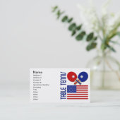 Tennis Visitekaartje (Staand voorkant)