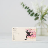 Tennis Visitekaartje (Staand voorkant)