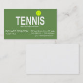 Tennis Visitekaartje (Voorkant / Achterkant)