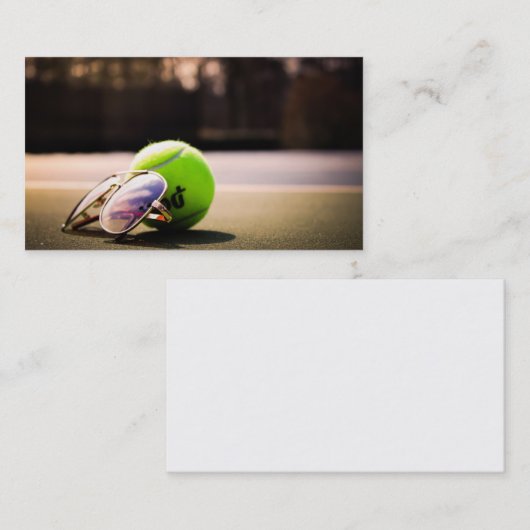 Tennis Visitekaartje (Voorkant / Achterkant)