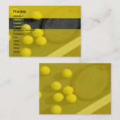 Tennis Visitekaartje (Voorkant / Achterkant)