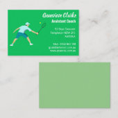 Tennis Visitekaartje (Voorkant / Achterkant)