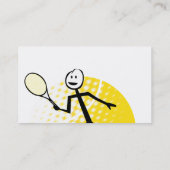 Tennis Visitekaartje (Achterkant)