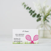 Tennis Visitekaartje (Staand voorkant)