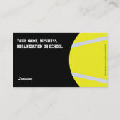 Tennis Visitekaartje (Achterkant)