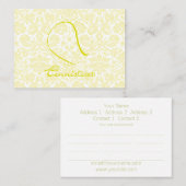 Tennis - Visitekaartje (Voorkant / Achterkant)