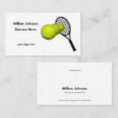 Tennis Visitekaartje (Voorkant / Achterkant)