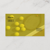 Tennis Visitekaartje (Achterkant)