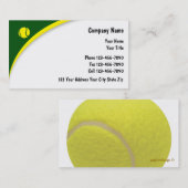 Tennis Visitekaartjes (Voorkant / Achterkant)
