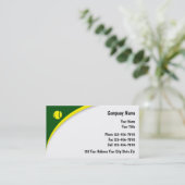 Tennis Visitekaartjes (Staand voorkant)