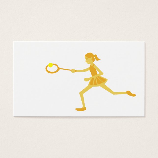 Tennis Visitekaartjes (Voorkant)