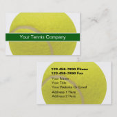 Tennis Visitekaartjes (Voorkant / Achterkant)