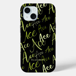tennis volleyball is perfect geschikt voor ACE-tek iPhone 15 Case