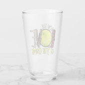 Tennis voor de liefde van het spel glas (Achterkant)