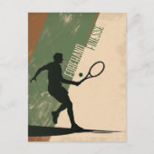Tennis Voorhand Briefkaart (Voorkant)