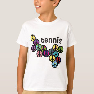 Tennis-vredessignalen gevuld t-shirt