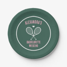 Tennis vrijgezellenfeestje preppy groen