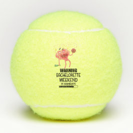 Tennis Vrouw Speler Bachelorette Party Tennisballen
