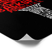 Tennis Wachtcloud Poster (Hoek)