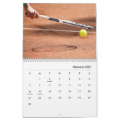 Tennis Wall Agenda Kalender (Feb 2027)