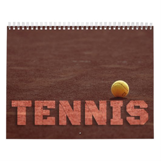 Tennis Wall Agenda Kalender (Hoes)
