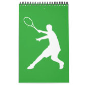 Tennis-wandkalender voor speler, coach en ventilat kalender (Hoes)