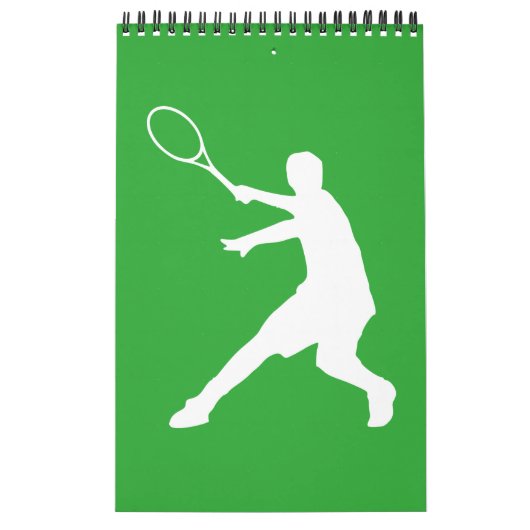 Tennis-wandkalender voor speler, coach en ventilat kalender (Hoes)