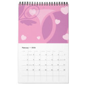 Tennis-wandkalender voor speler, coach en ventilat kalender (Feb 2026)