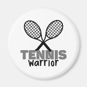 Tennis Warrior. Magneet (Voorkant)