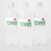 Tennis Waterfles Etiket (Flessen)