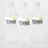 Tennis Waterfles Etiket (Flessen)