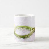 Tennis-waterverf voor racket en bal koffiemok (Center)