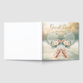 Tennis Wedding Guest Book – Floral Racket Gastenboek (Volledig)