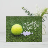 Tennis Wedding Save the Date Notice Bedankkaart (Staand voorkant)