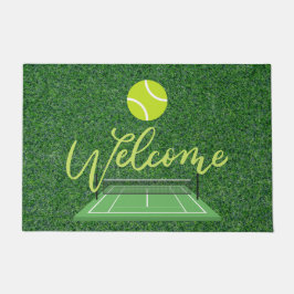 TENNIS Welkomstdeur mat Tennis player home